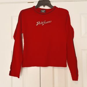 Ralph Lauren Polo Jean's Red Tee Shirt